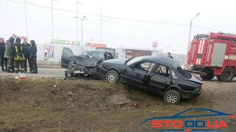 Последствия ДТП у ТЦ 